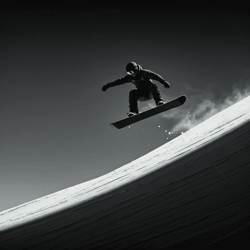 REDHARE snowboard in motion